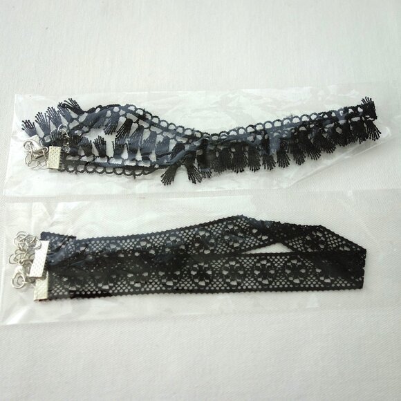 Assorted Mixed Lot Velvet & Lace Jewelry Chokers 9 Pieces New - Picture 4 of 7